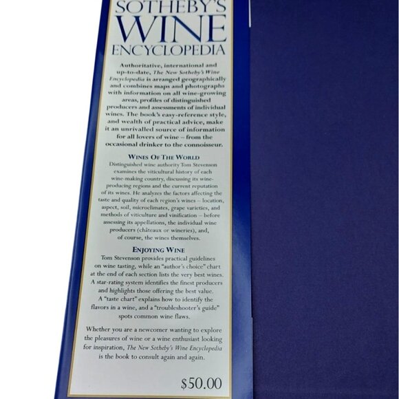The New Sothebys Wine Encyclopedia 2001 3rd Edition Hardcover Book Tom Stevenson - Picture 4 of 9